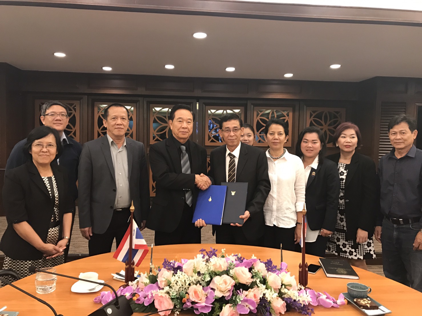 พิธีลงนามในบันทึกข้อตกลงทางวิชาการ (MOU) ร่วมกับ National Polytechnic Institute of Cambodia ประเทศกัมพูชา