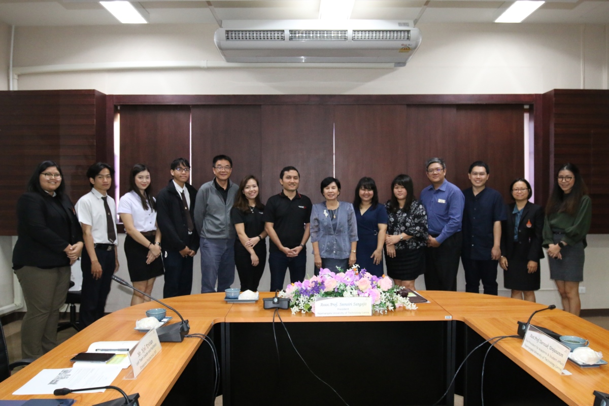 การประชุมร่วมกับคณะผู้แทนจาก Singapore Polytechnic (SP) ประเทศสิงคโปร์