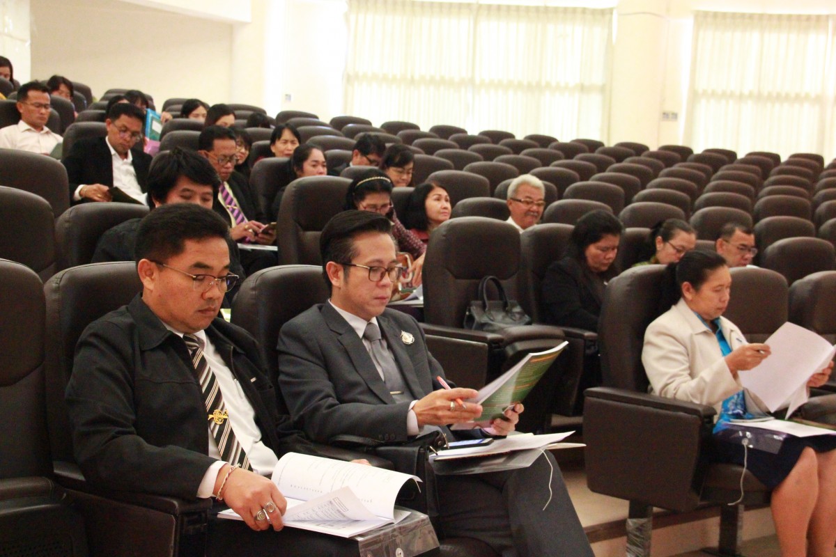 การประชุมชี้แจงสนามสอบและเตรียมความพร้อมคณะกรรมการดำเนินการทดสอบการศึกษาระดับชาติ ด้านอาชีวศึกษา (V-NET)  
