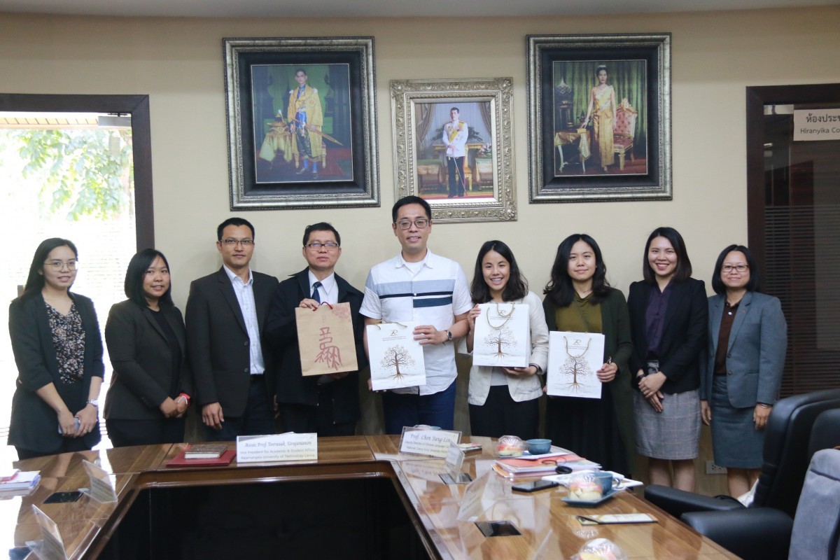 RMUTL discusses with NCKU Taiwan to build collaboration for learning and teaching Chinese language