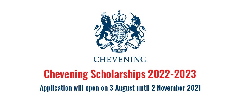 ประชาสมัพันธ์ทุนการศึกษา Chevening ประจำปี 2022/2023 ณ สหราชอาณาจักร