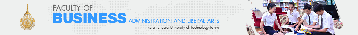 Website logo RMUTL Magazine issue12 | Faculty of Business Administration and Liberal Arts RMUTL