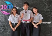 Image : Congratulations to IBM’s student for their 1st place reward from The Language and Society Skills Competition