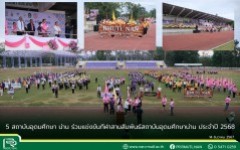 5 สถาบันอุดมศึกษา น่าน ร่วมแข่งขันกีฬาสานสัมพันธ์สถาบันอุดมศึกษาน่าน ประจำปี 2568