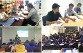 รูปภาพ : ลงพื้นที่ติดตามผล และฝึกอบรมให้ความรู้ โครงการเพิ่มผลิตภาพแรงงานไทย ปี 2560 ด้วย STEM (Workforce)
