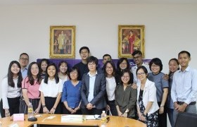 รูปภาพ : การประชุมร่วมกับผู้แทนและนักศึกษาจาก Temasek Polytechnic และ Ngee Ann Polytechnic ประเทศสิงคโปร์