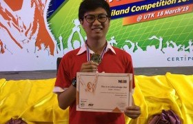 Image : CIS student got the gold medal in MOS Olympic Thailand Competition 2019