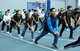 Image : RMUTL students joined Sports for Health activity and Recreation (Role Model)