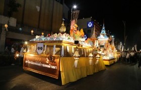 Image : Great Lecture RMUTL won the 1st runner-up of the big Krathong car 