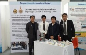 Image : Faculty of engineering participate in the exhibition of research and innovation to develop technology and promote innovation.