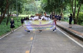 รูปภาพ : รับน้องใหม่เตวขึ้นดอยสรงน้ำพระเจ้าทันใจ ประจำปี 2565