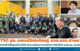 รูปภาพ : ITSC มช. แลกเปลี่ยนเรียนรู้ สวส.มทร.ล้านนา โครงสร้างพื้นฐานด้านไอที และการพัฒนามาตรฐานฯ ISO/IEC ๒๗๐๐๑ : ๒๐๒๒