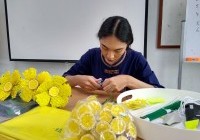 รูปภาพ : โครงการบูรณาการฯ กิจกรรมความรู้เกี่ยวกับงานดอกไม้ไทย