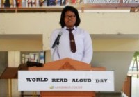 Image : The Language Center organized a Read Aloud activity to celebrate the World Read Aloud Day 2020. 