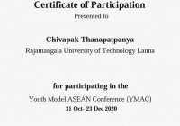 รูปภาพ : พิธีปิดโครงการประชุมสัมมนาระดับนานาชาติออนไลน์ Youth Model ASEAN E-Conference (YMAC) 2020
