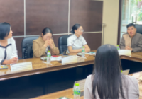 รูปภาพ : การประชุมร่วมกับอาจารย์แลกเปลี่ยนจาก  Jiangsu Food and Pharmaceutical Science College (JFPSC)