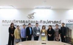 Signing Ceremony of Academic Cooperation for Education Management between International Business Management Program and ONXY Hospitality (Thailand) Co., Ltd.