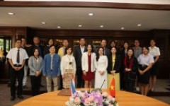 การประชุมร่วมกับบุคลากรแลกเปลี่ยนจาก Ho Chi Minh City University of Technology (HCMUTE) ประเทศเวียดนาม