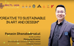 เทปบันทึกวิดีโอ...การบรรยายหัวข้อ Creative to Sustainable in Art and Design (RMUTL x IDA) โดย คุณพนาสิน ธนบดีสกุล