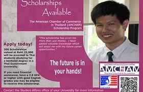 รูปภาพ : มูลนิธิหอการค้าอเมริกันในประเทศไทย (ATCF) เปิดรับใบสมัครเพื่อรับทุนการศึกษาสำหรับปีการศึกษา 2559-2560