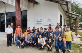 Image : The cadre of Ban Lai Thung survey to study the sample of Community Based Tourism