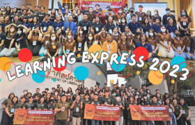 รูปภาพ : พิธีเปิดโครงการอบรมเชิงปฏิบัติการ Learning Express 2023 ร่วมกับ Singapore Polytechnic