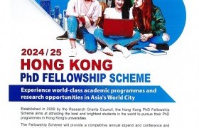 รูปภาพ : สถานกงสุลใหญ่ ณ เมืองฮ่องกง ประชาสัมพันธ์ทุนเรียนต่อ โครงการ Hong Kong PhD Fellowship Scheme รอบที่ 15 ประจำปีการศึกษา 2567/68