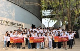 รูปภาพ : ผู้เข้าร่วมโครงการ Learing Express 2024 @Chiang Mai Campus เดินทางไปสำรวจชุมชนเป้าหมาย