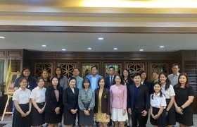 รูปภาพ : การประชุมผู้แทนจาก Chongqing Technology  and Business University (CTBU) สาธารณรัฐประชาชนจีน